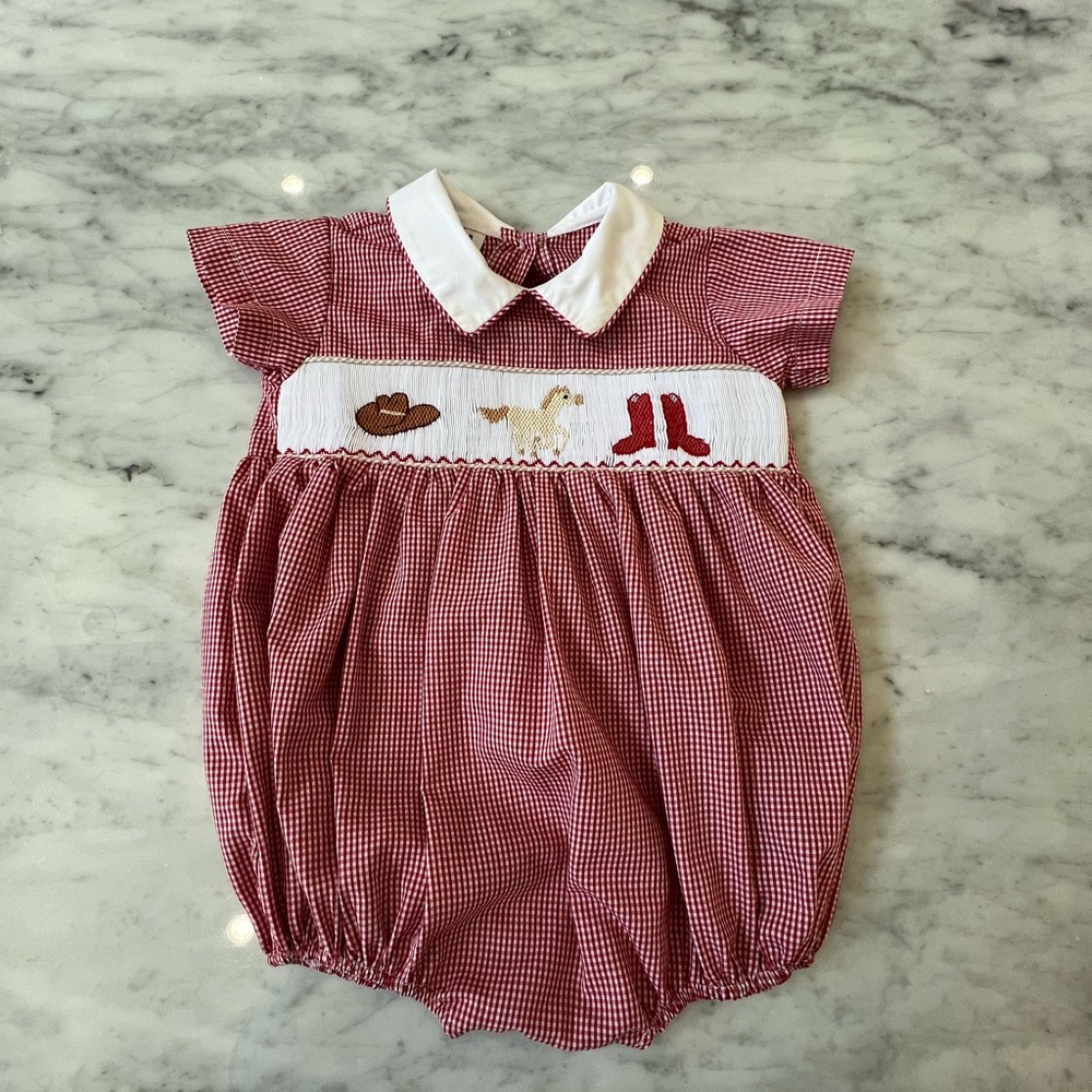 Ruth & Ralph Smocked Rodeo Bubble